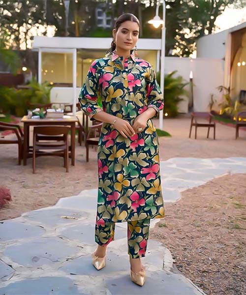 Green  Vertican Printed Kurti in denver