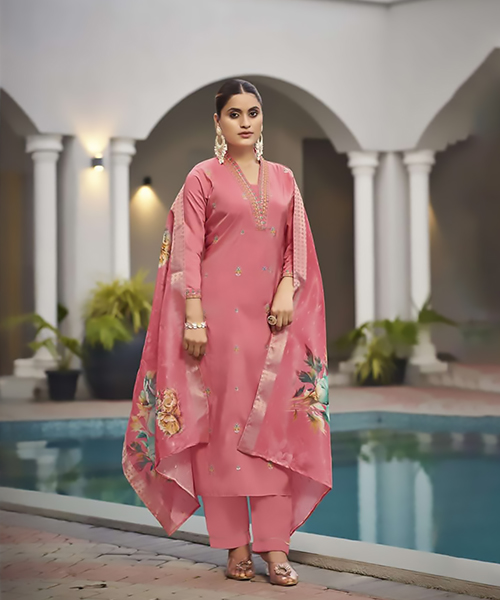 Pink Roman Casual Suit