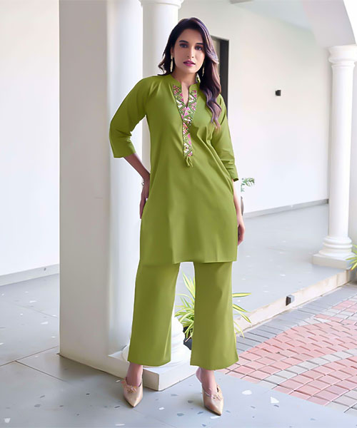 Green  Cotton Casual Wear Kurti in ipswich