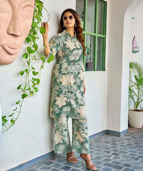 Green  Rayon Casual Wear Kurti in united kingdom