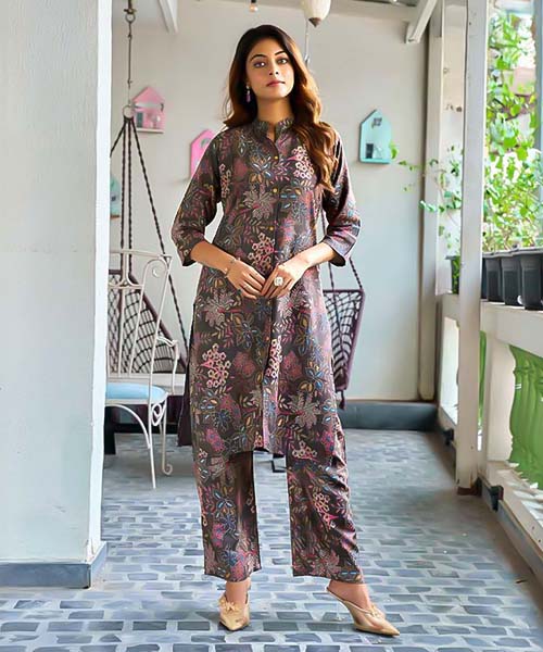 Brown Rayon Casual Wear Kurti in united kingdom