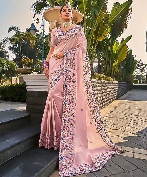 Purple Banarasi Jari Designer Saree in mumbai