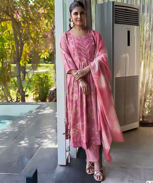 Pink  Capsule Casual Wear Salwar Kameez in canterbury