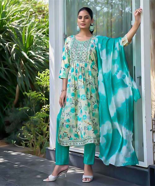 Cyan Capsule Casual Wear Salwar Kameez in canterbury