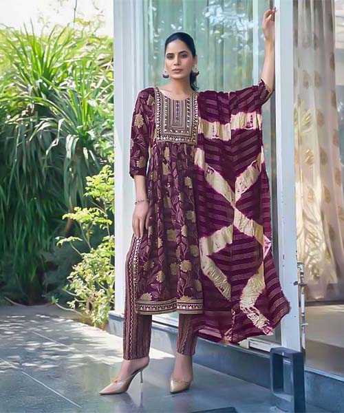 Violet Capsule Casual Wear Salwar Kameez in canterbury