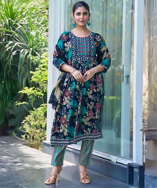 Green  Capsule Casual Wear Salwar Kameez in canterbury