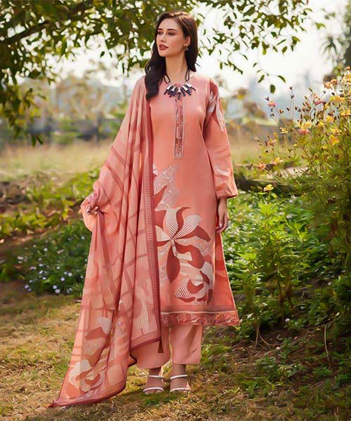 Pink  Jam Cotton Casual Wear Salwar Kameez in romania