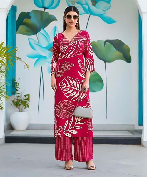 Red  Rayon Casual Wear Kurti in coventry