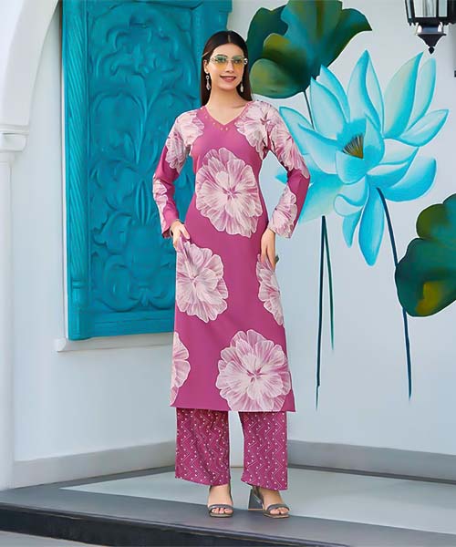 Purple Rayon Casual Wear Kurti in coventry