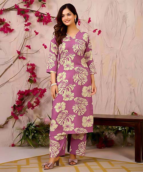 Purple Rayon Casual Wear Kurti in northampton