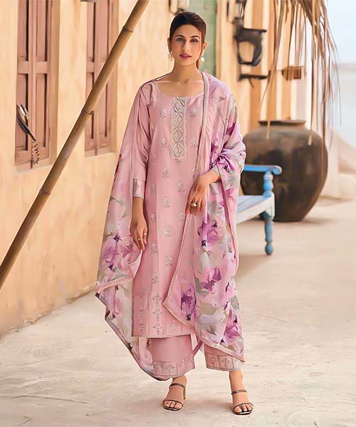 Pink  Jam Cotton Casual Wear Salwar Kameez in australia