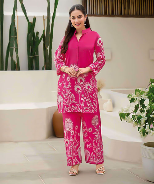 Magenta  Cotton Casual Wear Kurti in tucson