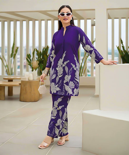 Purple Cotton Casual Wear Kurti in tucson