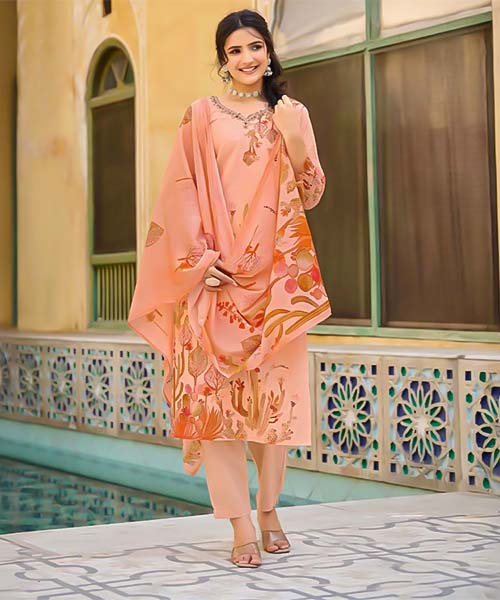 Pink  Cotton Casual Wear Salwar Kameez in belfast