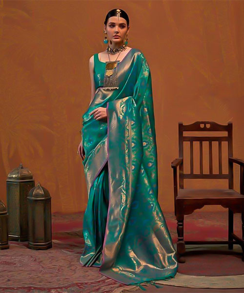 Green  Silk Casual Wear Saree