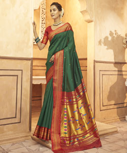 Daani georgette with print design aqua finish