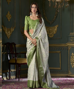 Dola silk sarees are ideal for weddings parties and festive occasions