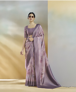 Purple SILK Casual Saree