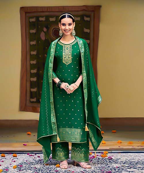 Green Muslin Party Wear Kurti