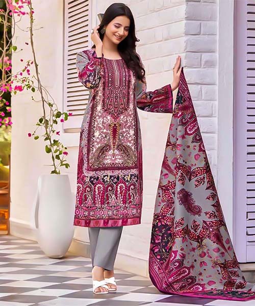 Pink  Cotton Casual Wear Salwar Kameez in cyprus