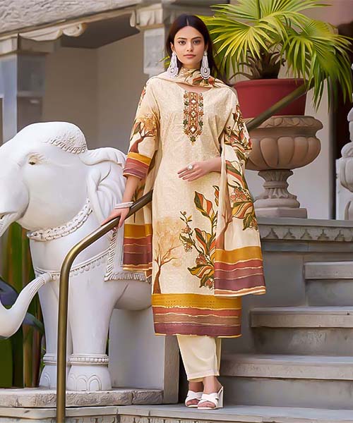White Cotton Casual Wear Salwar Kameez in bulgaria