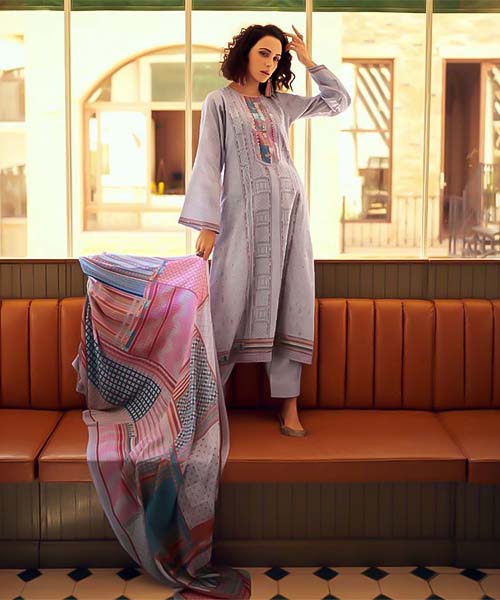 Purple Jam Cotton Casual Wear Salwar Kameez