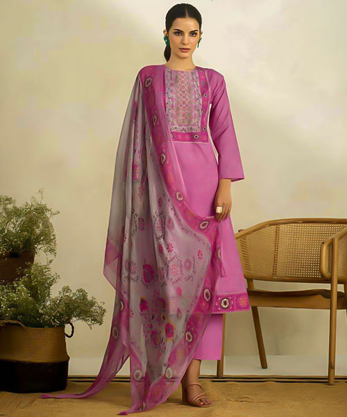 Pink  Lawn Cotton Casual Wear Salwar Kameez in australia