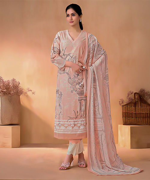 Pink  Cotton Lawn  Party Wear Salwar Kameez in detroit
