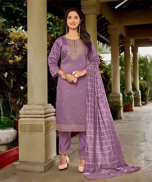 Purple  Vertican  Casual Wear Salwar Kameez in lichfield