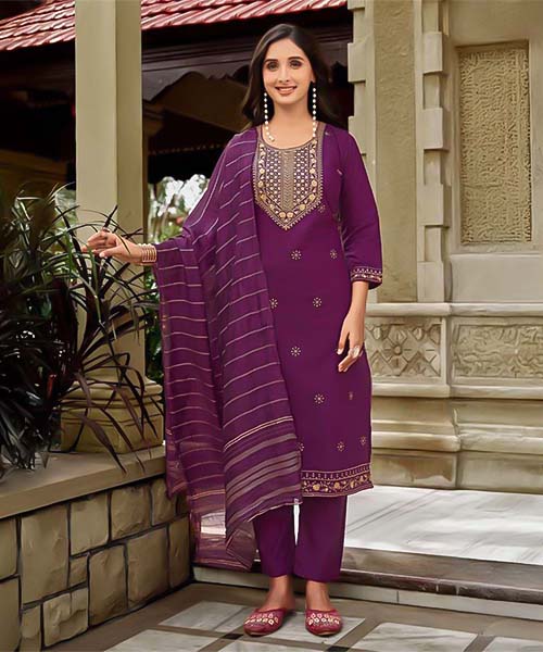Violet Vertican  Casual Wear Salwar Kameez in lichfield