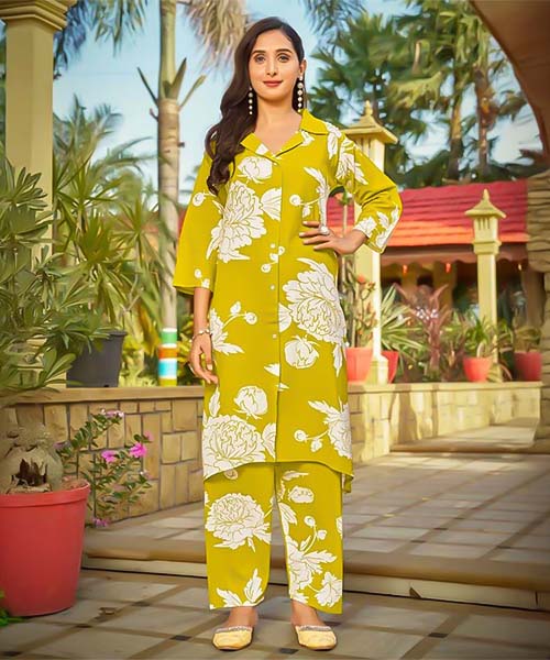 Green  Rayon Casual Wear Kurti in jacksonville