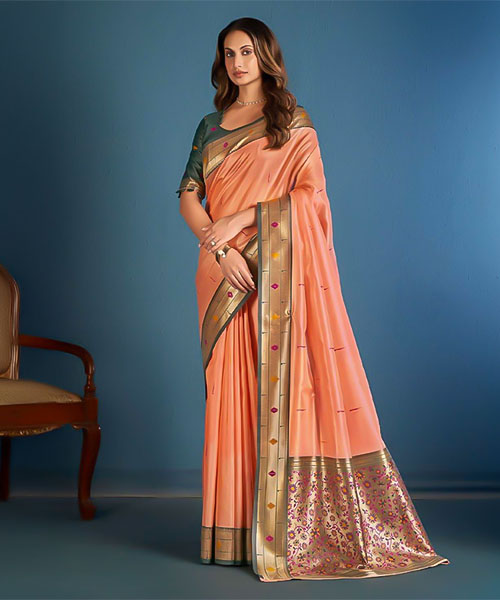 Pink  Tissue Casual Wear Saree in fresno