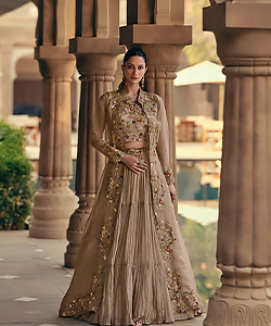 Elegant Lehenga Fusion Long Suit