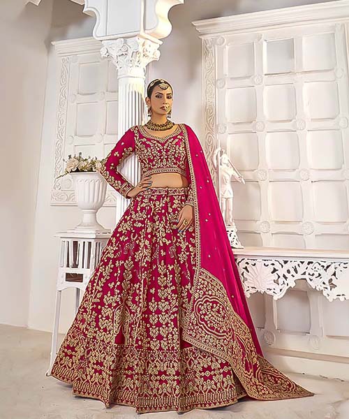 Pink  Jimmy Choo Designer Lehenga