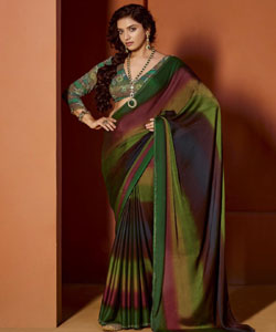 Beautiful Chiffon With Wightless Sequance Work Border Saree