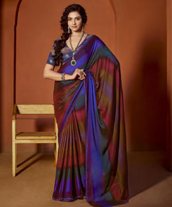 Beautiful Chiffon With Wightless Sequance Work Border Saree