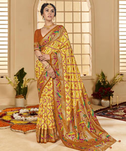 Beautiful Velvet Tussar Silk With Self Weaving Saree With Tessles