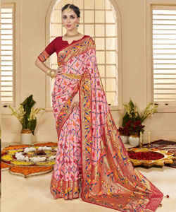 Beautiful Velvet Tussar Silk With Self Weaving Saree With Tessles