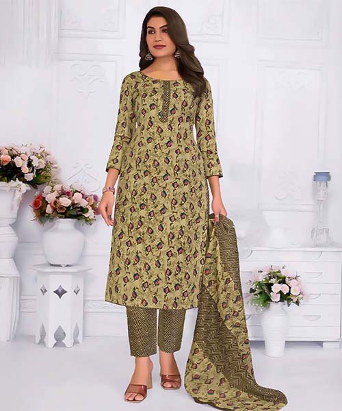 Green  Cotton Casual Wear Salwar Kameez in united kingdom