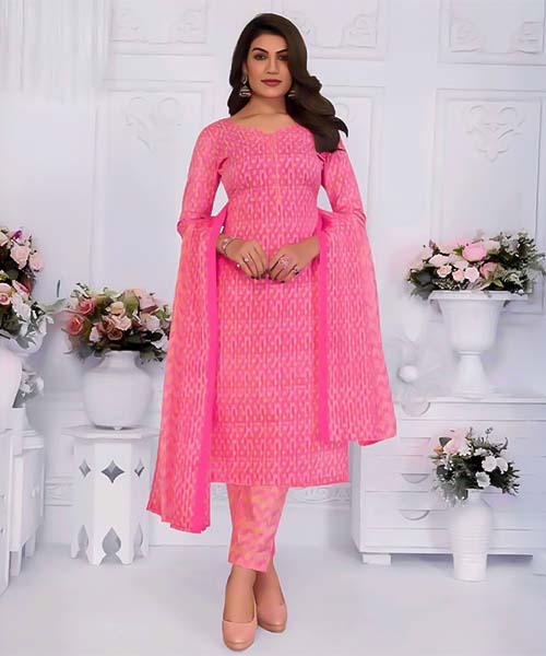Pink  Cotton Casual Wear Salwar Kameez in united kingdom