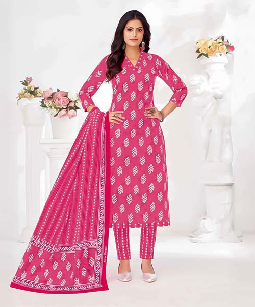 Pink  Cotton Casual Wear Salwar Kameez in tucson