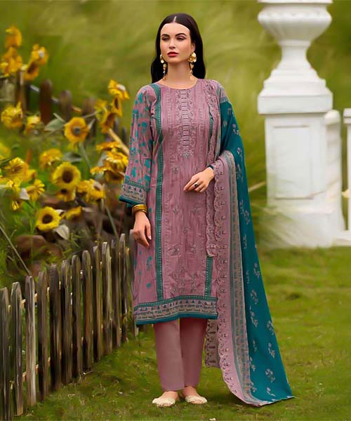 Purple  Cotton Casual Wear Salwar Kameez in lichfield