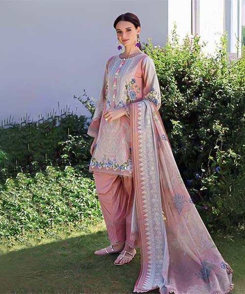 Pink  Cotton Casual Wear Salwar Kameez in ipswich