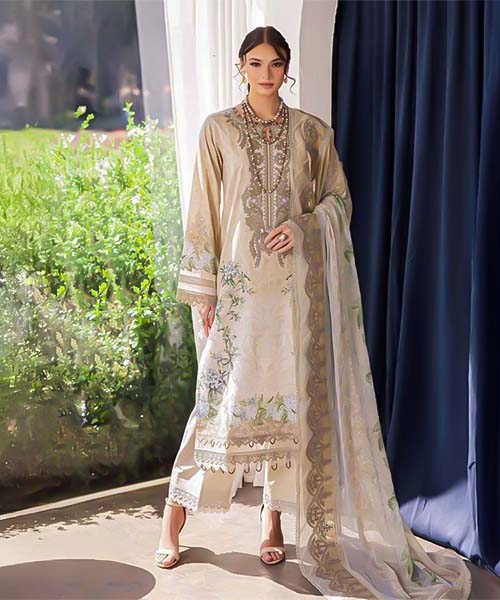 White Cotton Casual Wear Salwar Kameez in ipswich