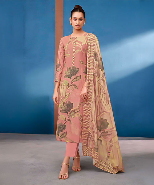 Orange  Cotton Lawn Casual Wear Salwar Kameez in croatia