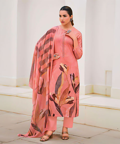 Pink  Lawn Cotton Casual Wear Salwar Kameez in ipswich