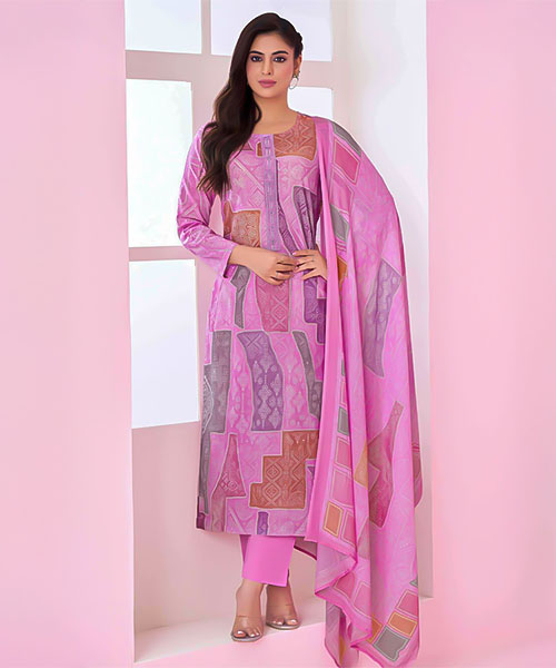 Purple Cotton Lawn Casual Wear Salwar Kameez in cardiff