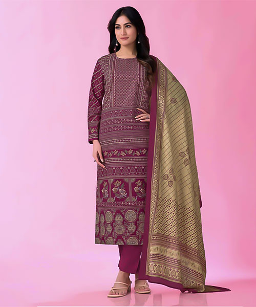 Magenta  Cotton Lawn Casual Wear Salwar Kameez in seattle