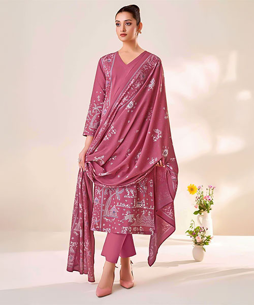 Pink  Cotton Lawn  Casual Wear Salwar Kameez in norway