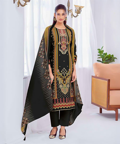 Black Modal Casual Wear Salwar Kameez in lichfield